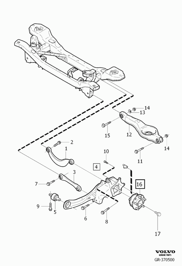 Volvo 31277584 - Track Control Arm www.autospares.lv