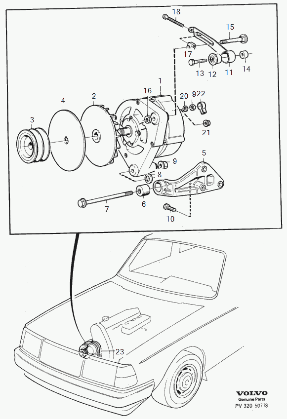 Volvo 973537 - Ķīļsiksna autospares.lv