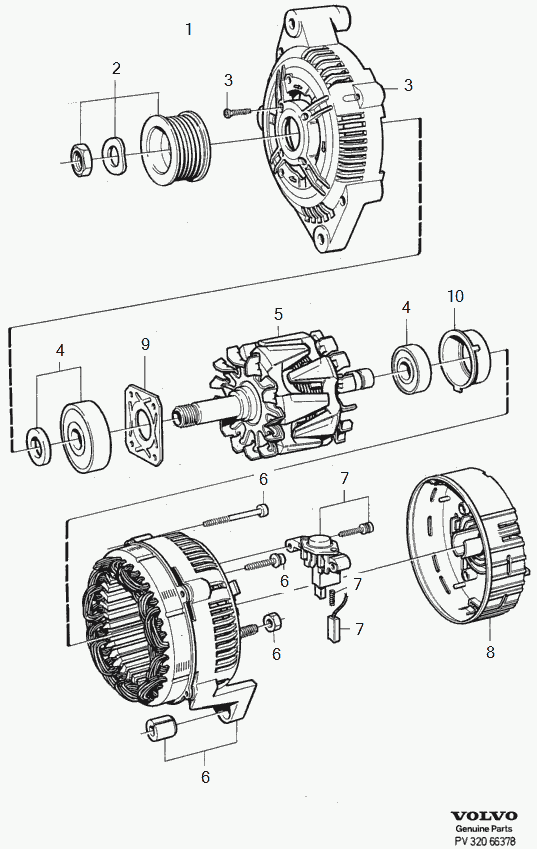 Volvo 9 447 865 - Ģenerators www.autospares.lv