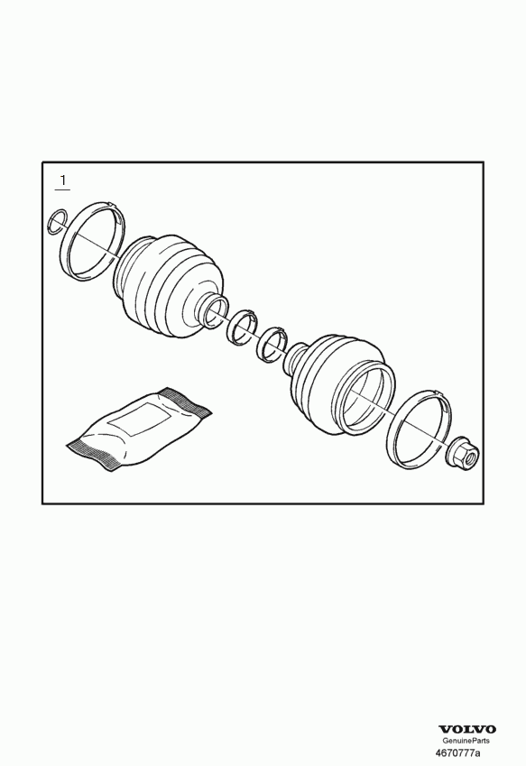 Volvo 271826 - Bellow, drive shaft www.autospares.lv