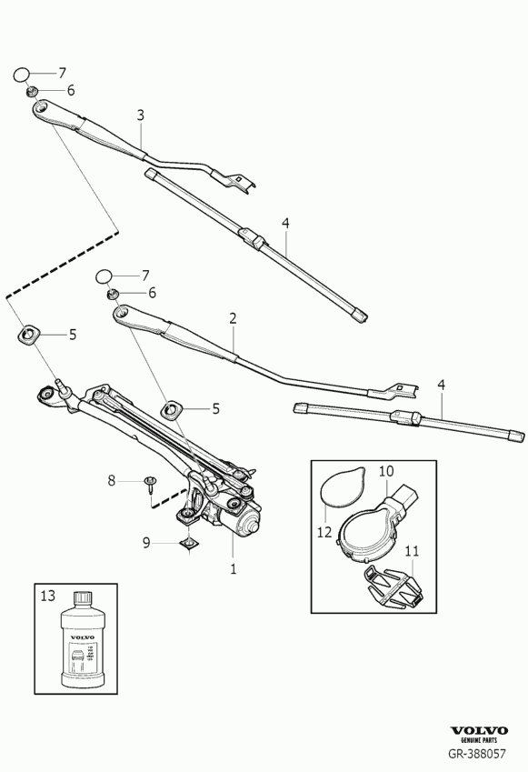 Volvo 31276071 - Stikla tīrītāja slotiņa autospares.lv