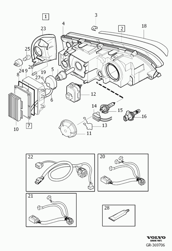 Volvo 989833 - Bulb, spotlight www.autospares.lv