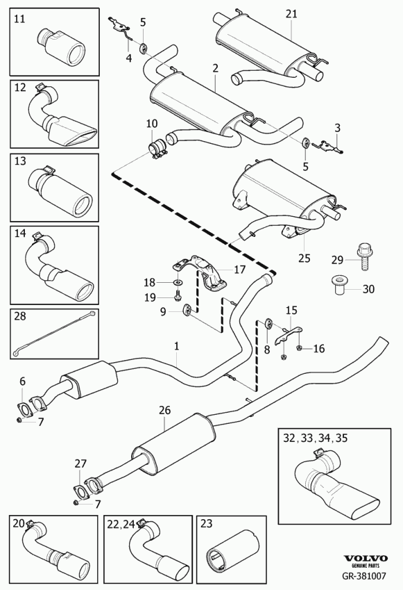 Volvo 30657359 - Bukse, Stabilizators www.autospares.lv