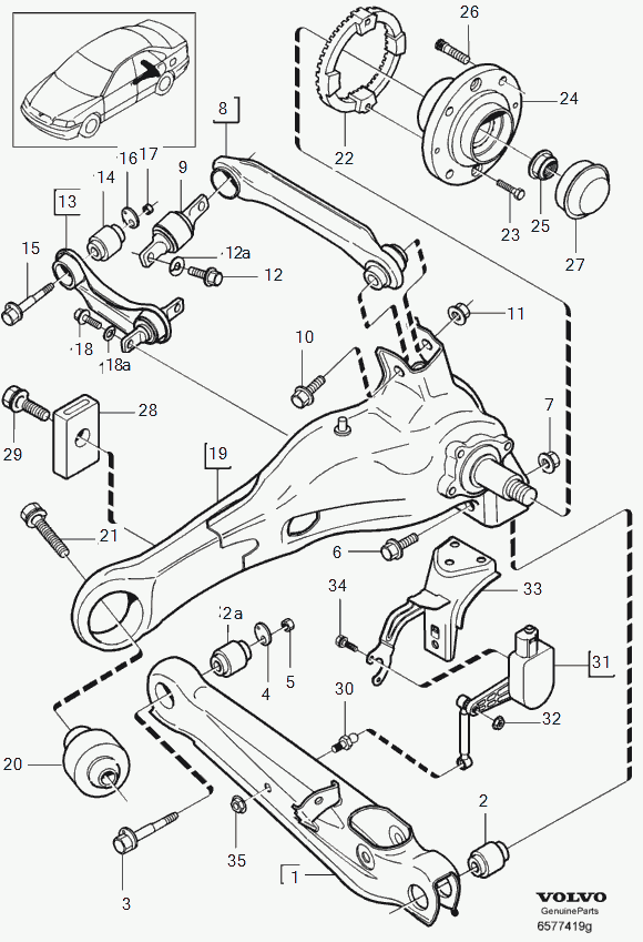 Mitsubishi 30620970 - Repair Kit, wheel suspension www.autospares.lv