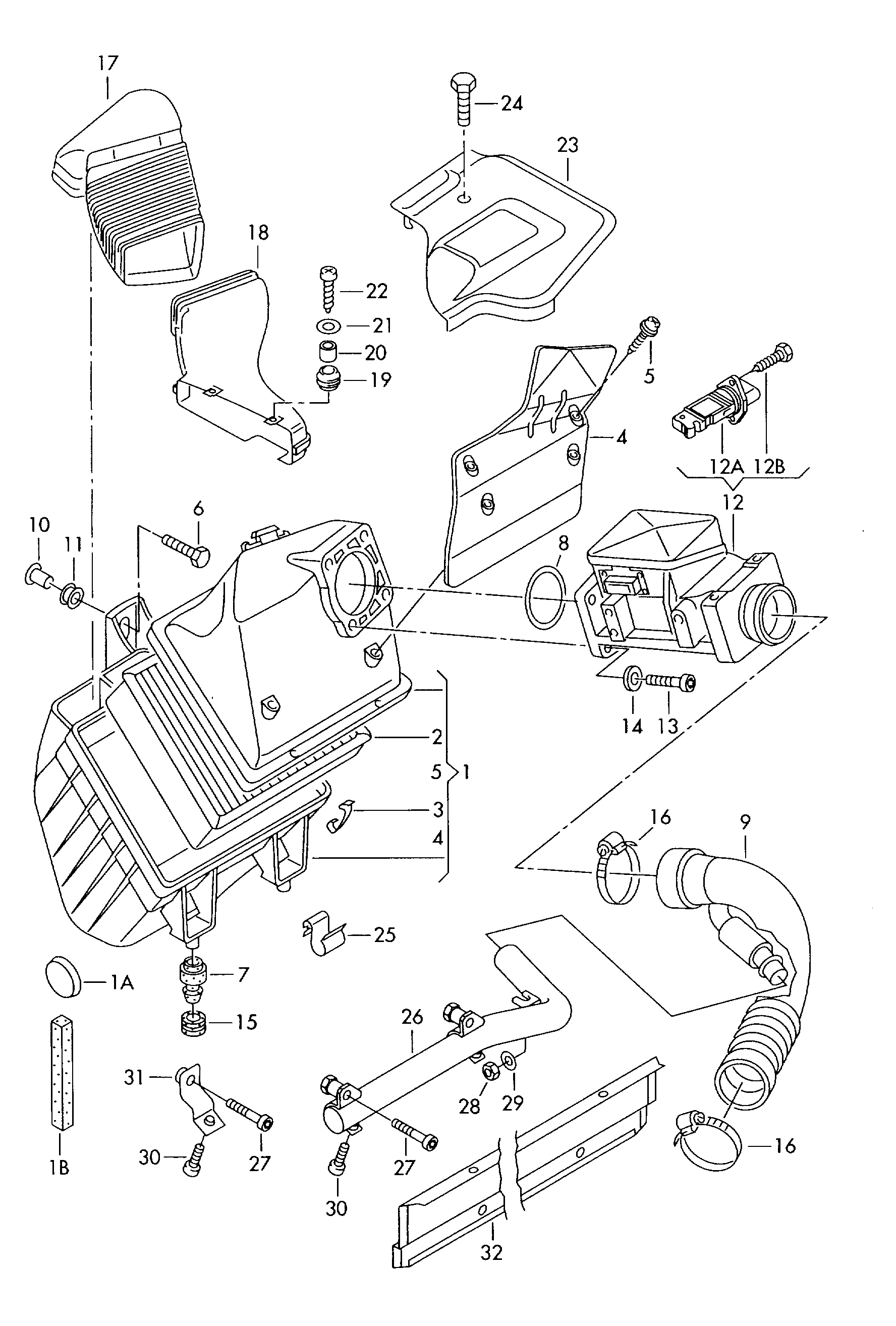 Seat 06A 906 461 N - Gaisa masas mērītājs autospares.lv