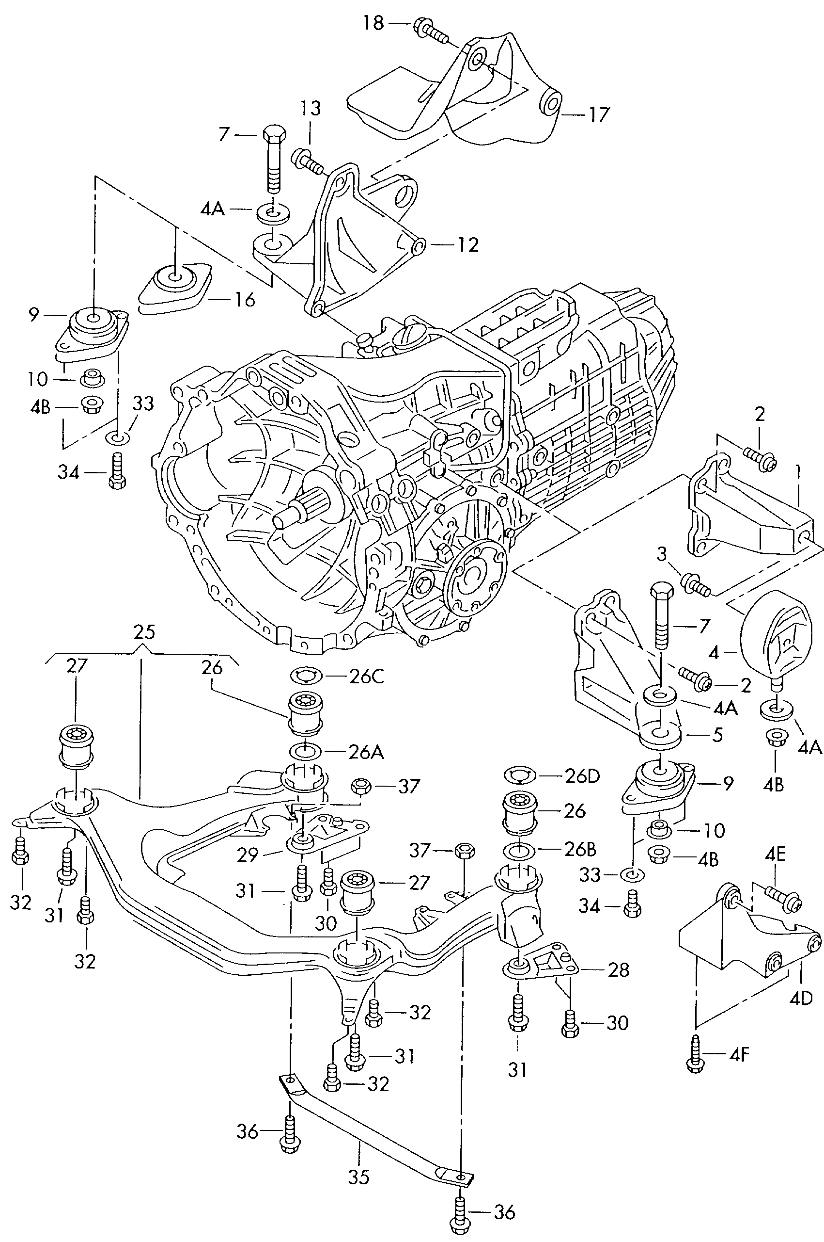 AUDI N  10063202 - Skrūve, Izplūdes sistēma autospares.lv