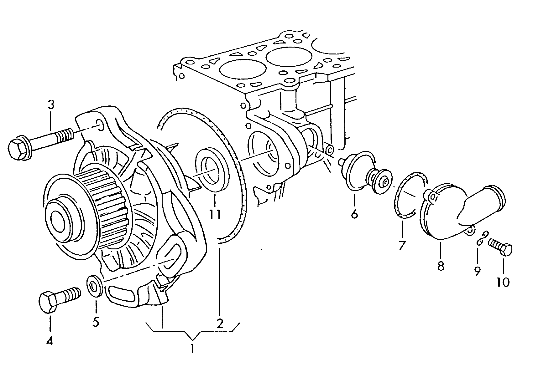 AUDI 069 121 113 - Termostats, Dzesēšanas šķidrums autospares.lv