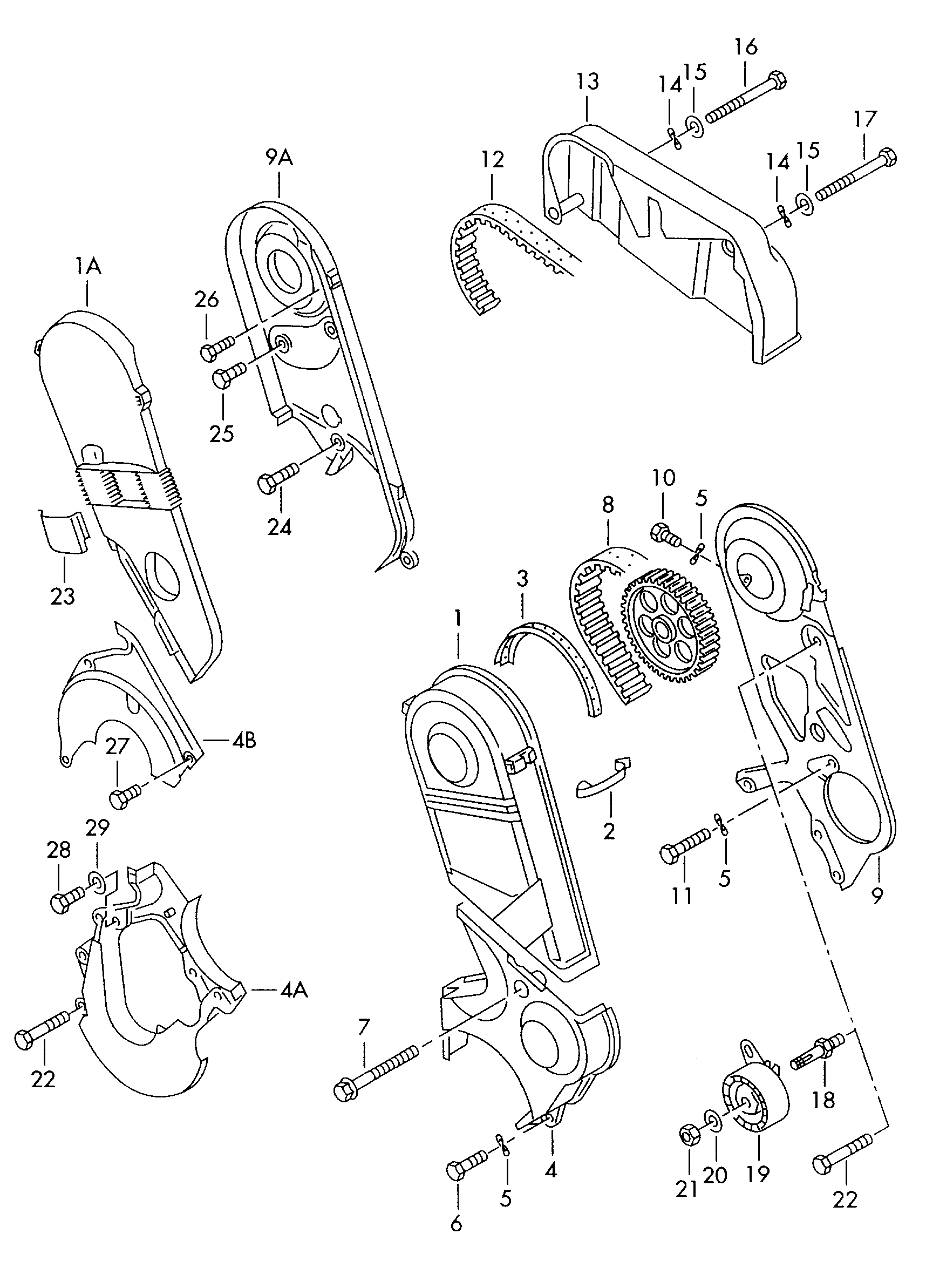 Seat N 010 377 1 - Zobsiksnas komplekts www.autospares.lv