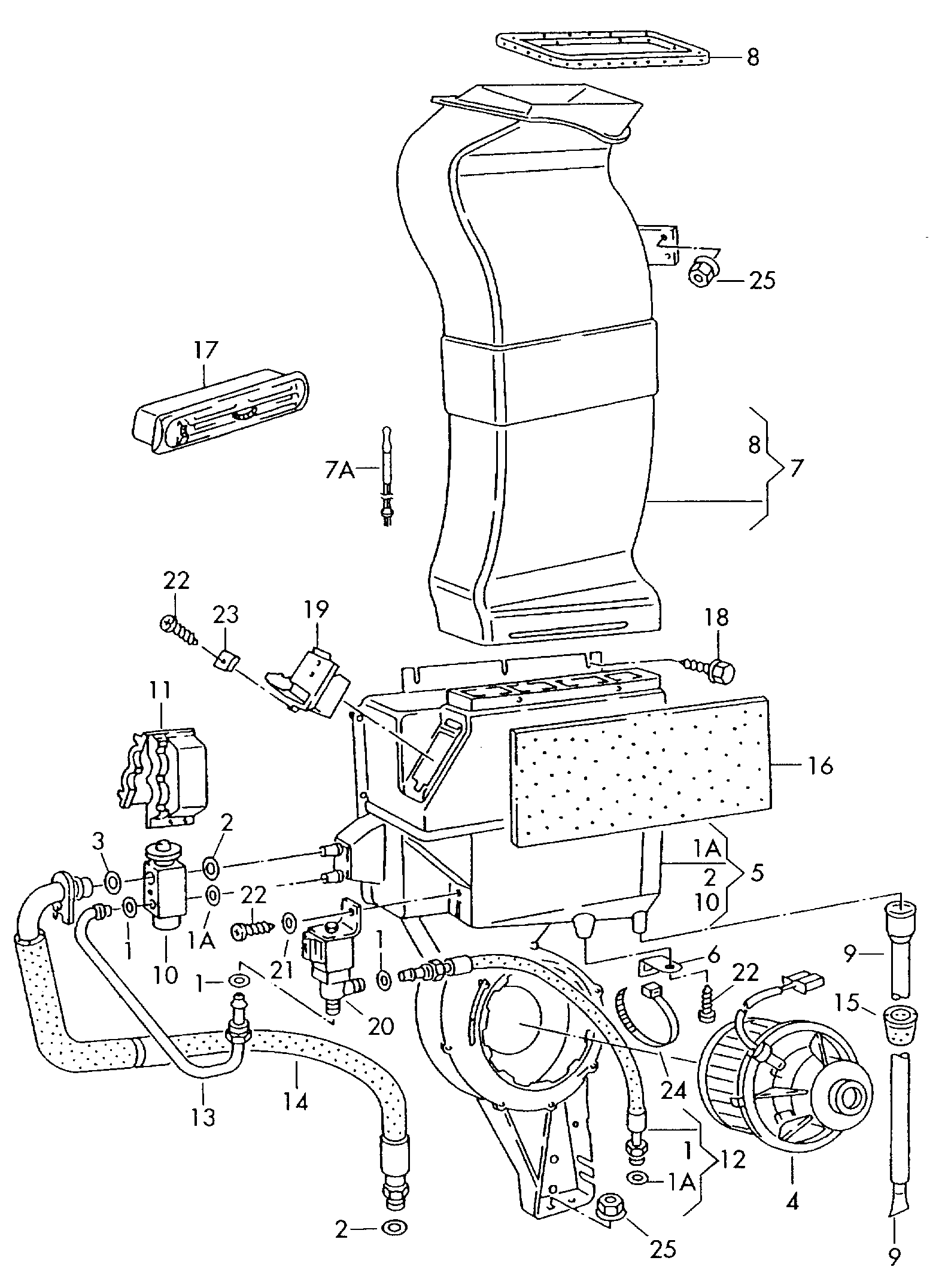 VAG 701820679D - Izplešanās vārsts, Gaisa kond. sistēma www.autospares.lv