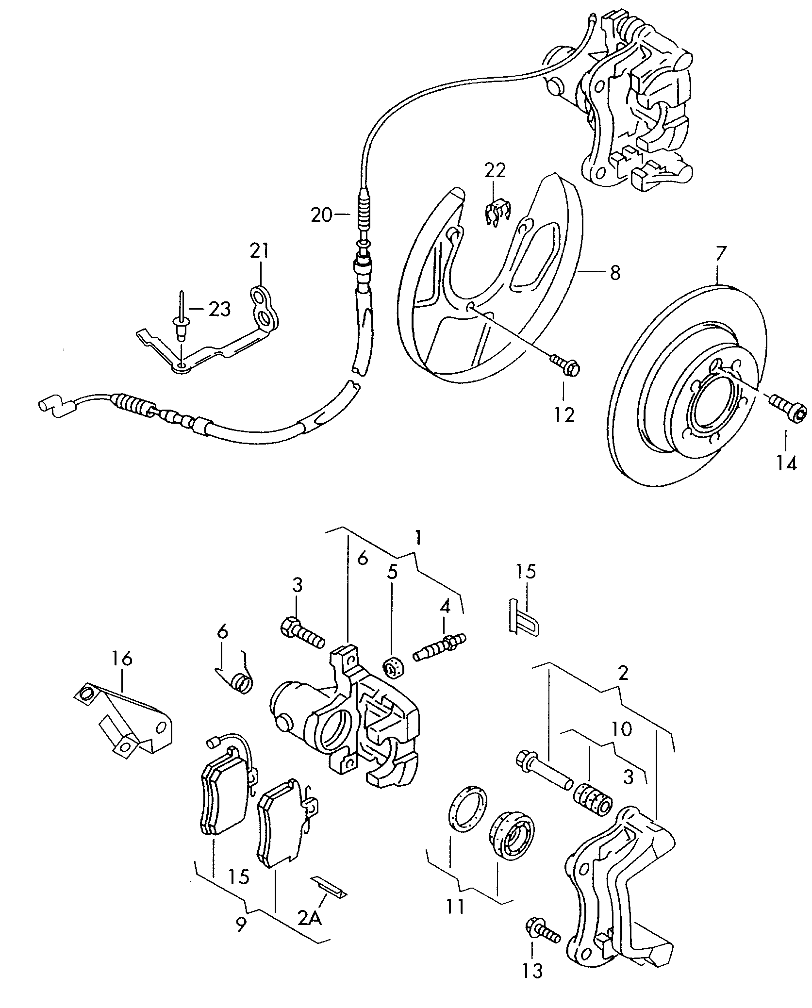 AUDI 7M3698451F - Brake Pad Set, disc brake www.autospares.lv