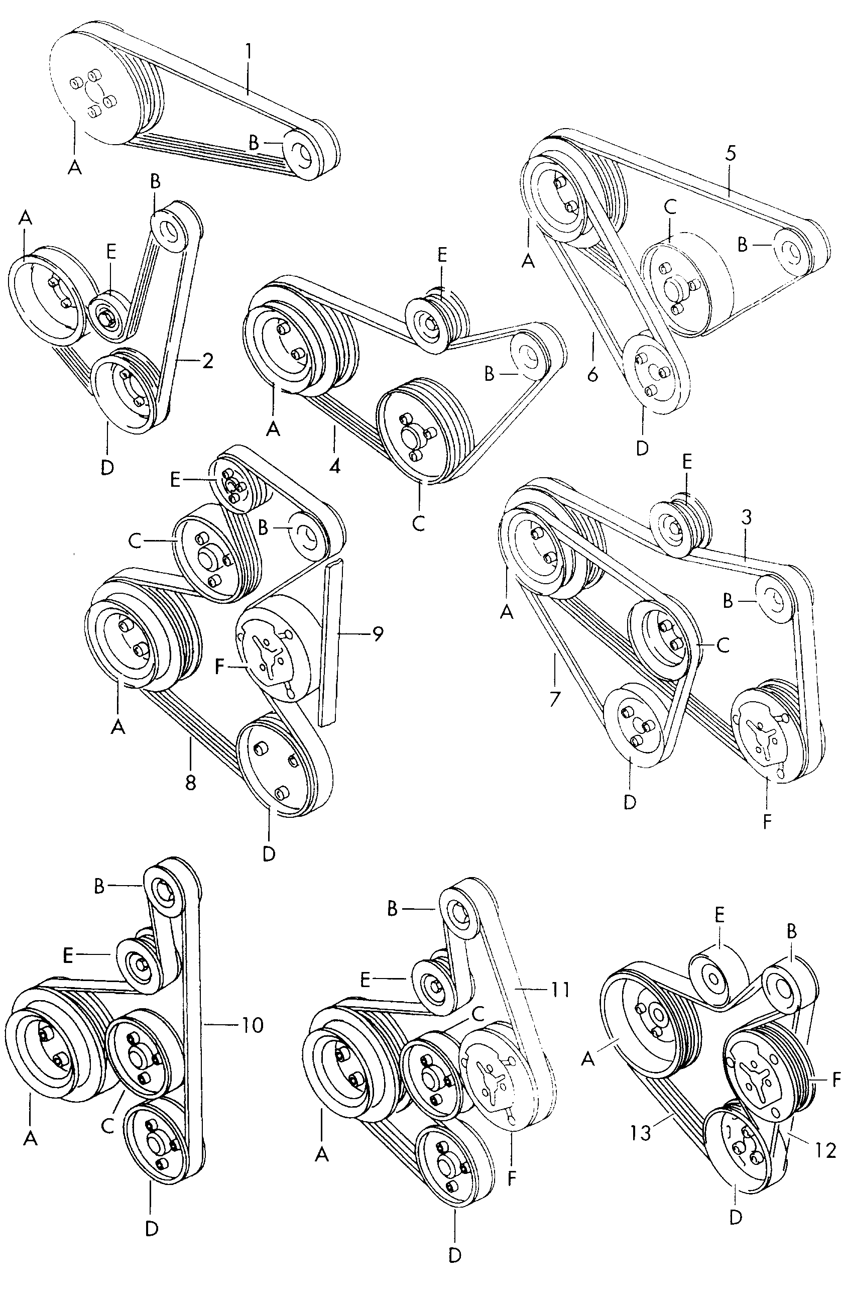 VW 7M0 145 271 A - Ķīļsiksna autospares.lv