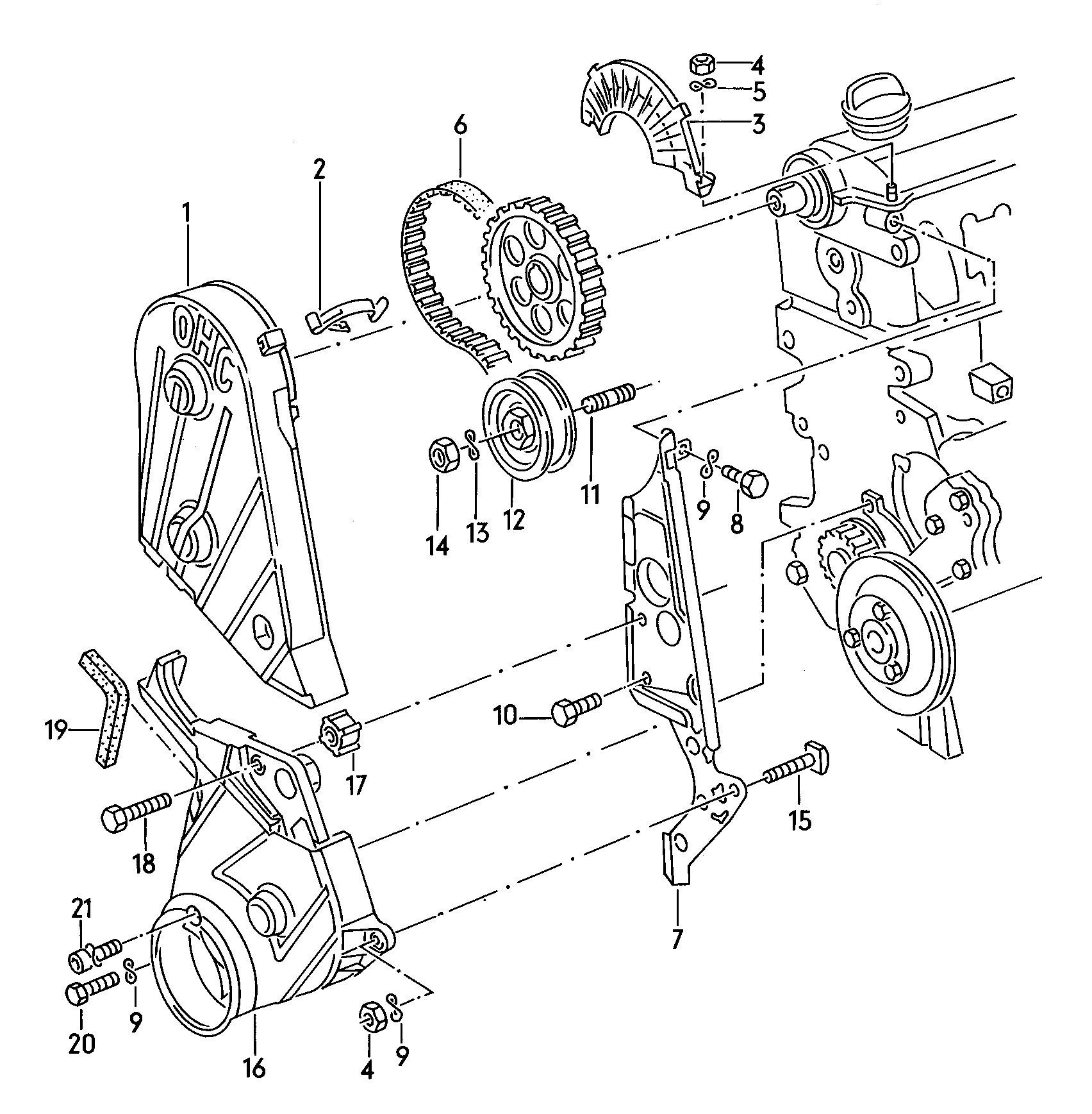 VAG 056109119A - Зубчатый ремень ГРМ www.autospares.lv