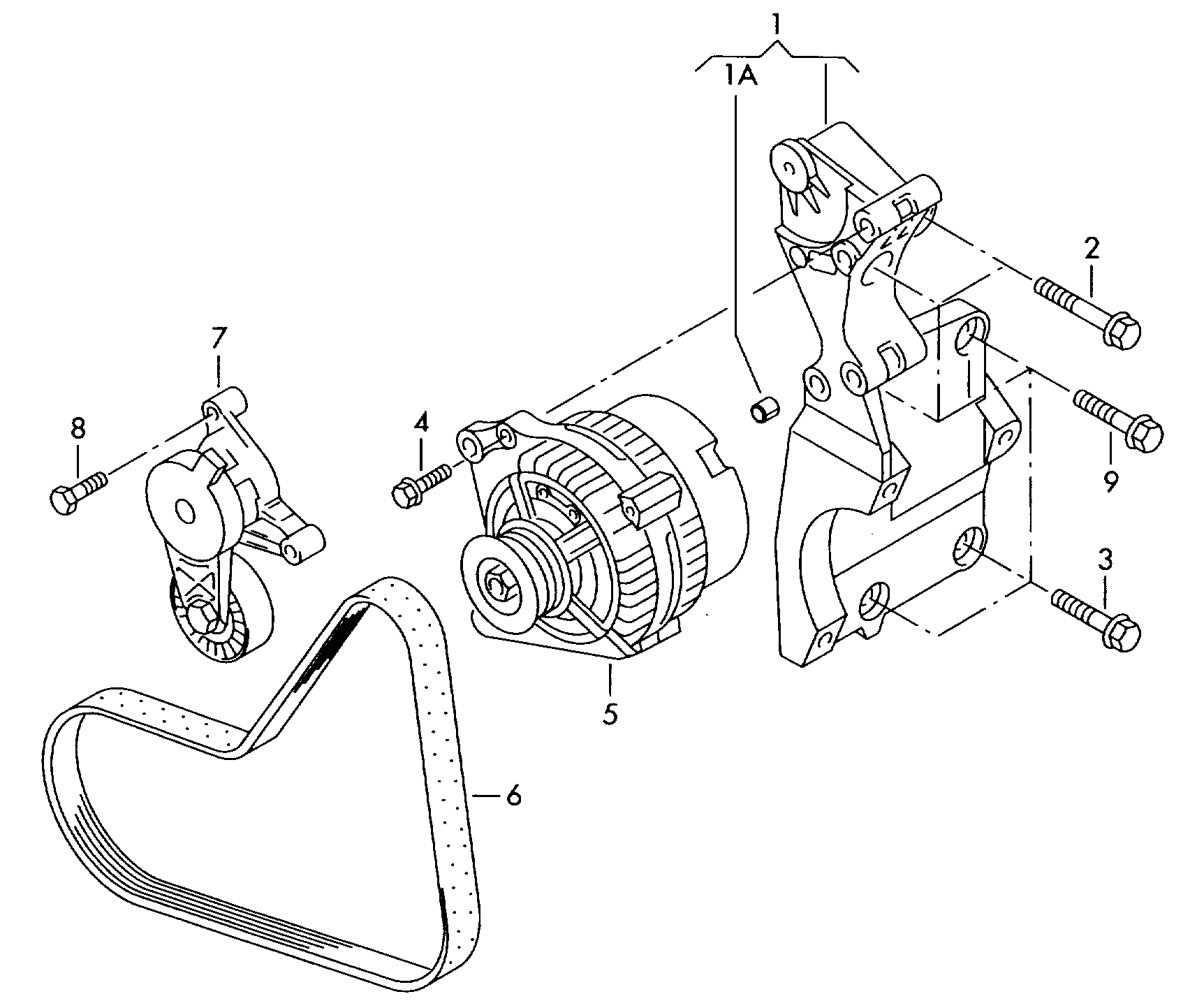 Seat 038 903 137 R - Ķīļrievu siksna autospares.lv