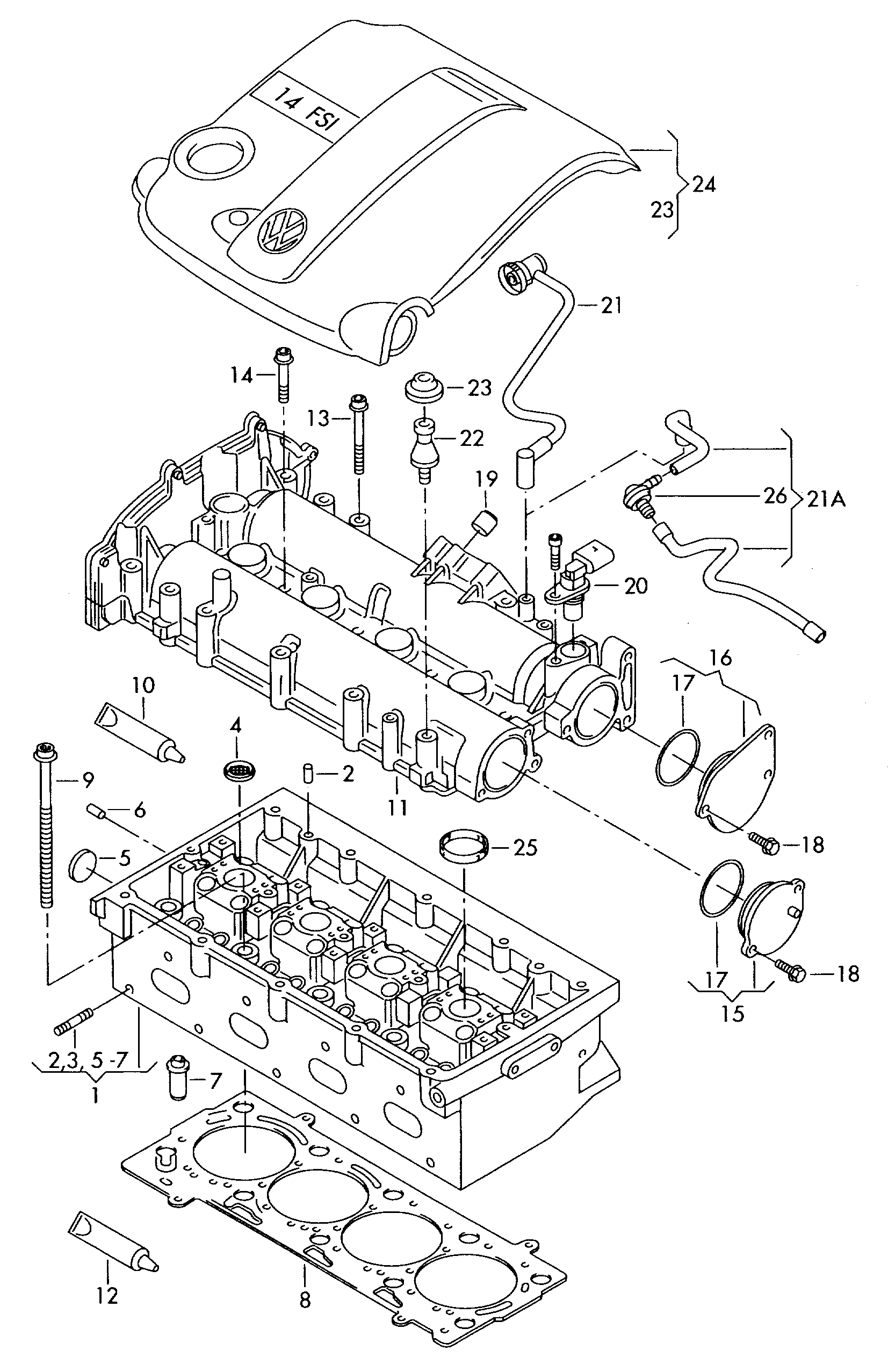 VAG D  154103A1 - Hermētiķis autospares.lv