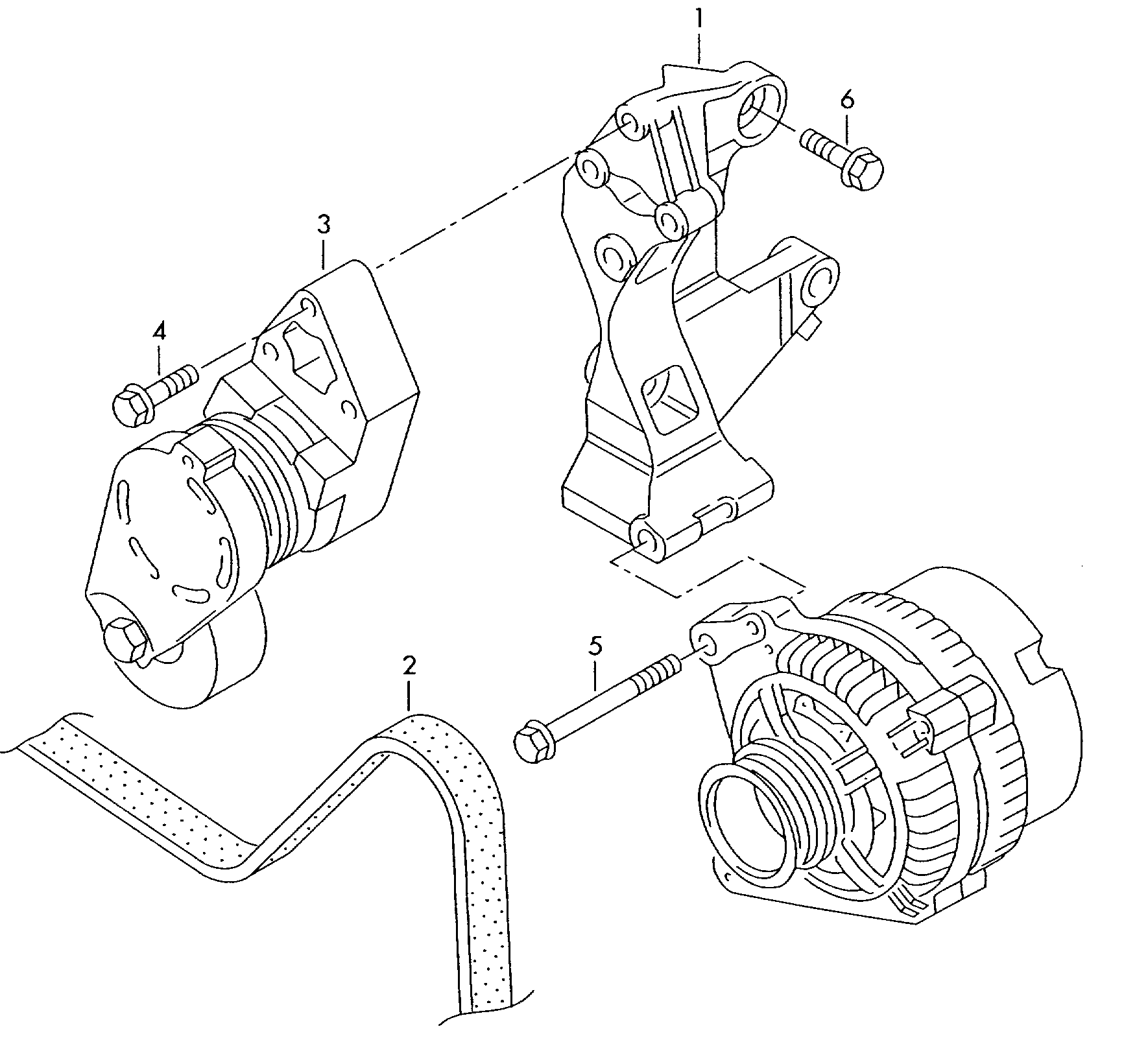 Skoda 045 903 315 A - Siksnas spriegotājs, Ķīļsiksna autospares.lv