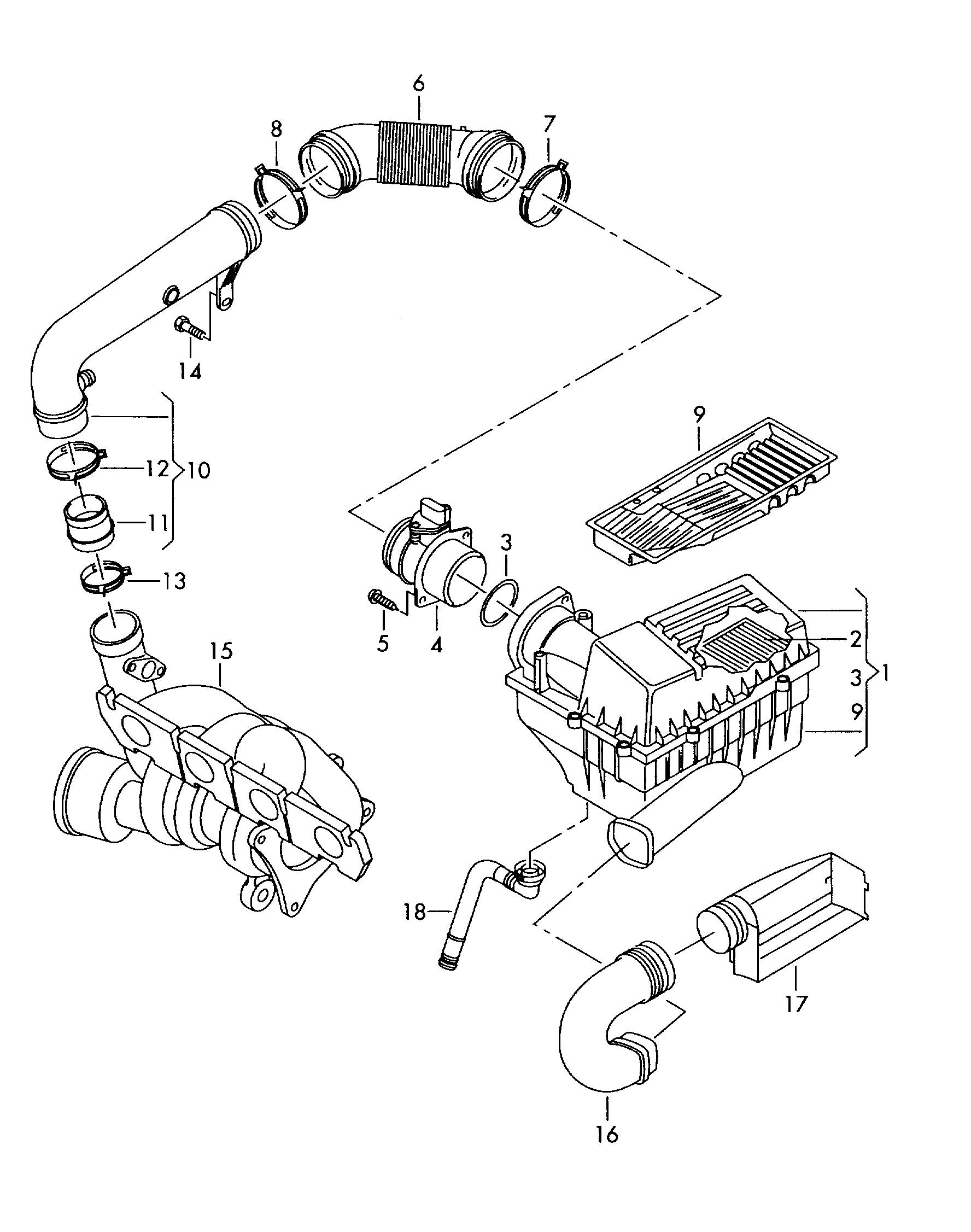 AUDI 1K0129607AG - Gaisa filtrs www.autospares.lv