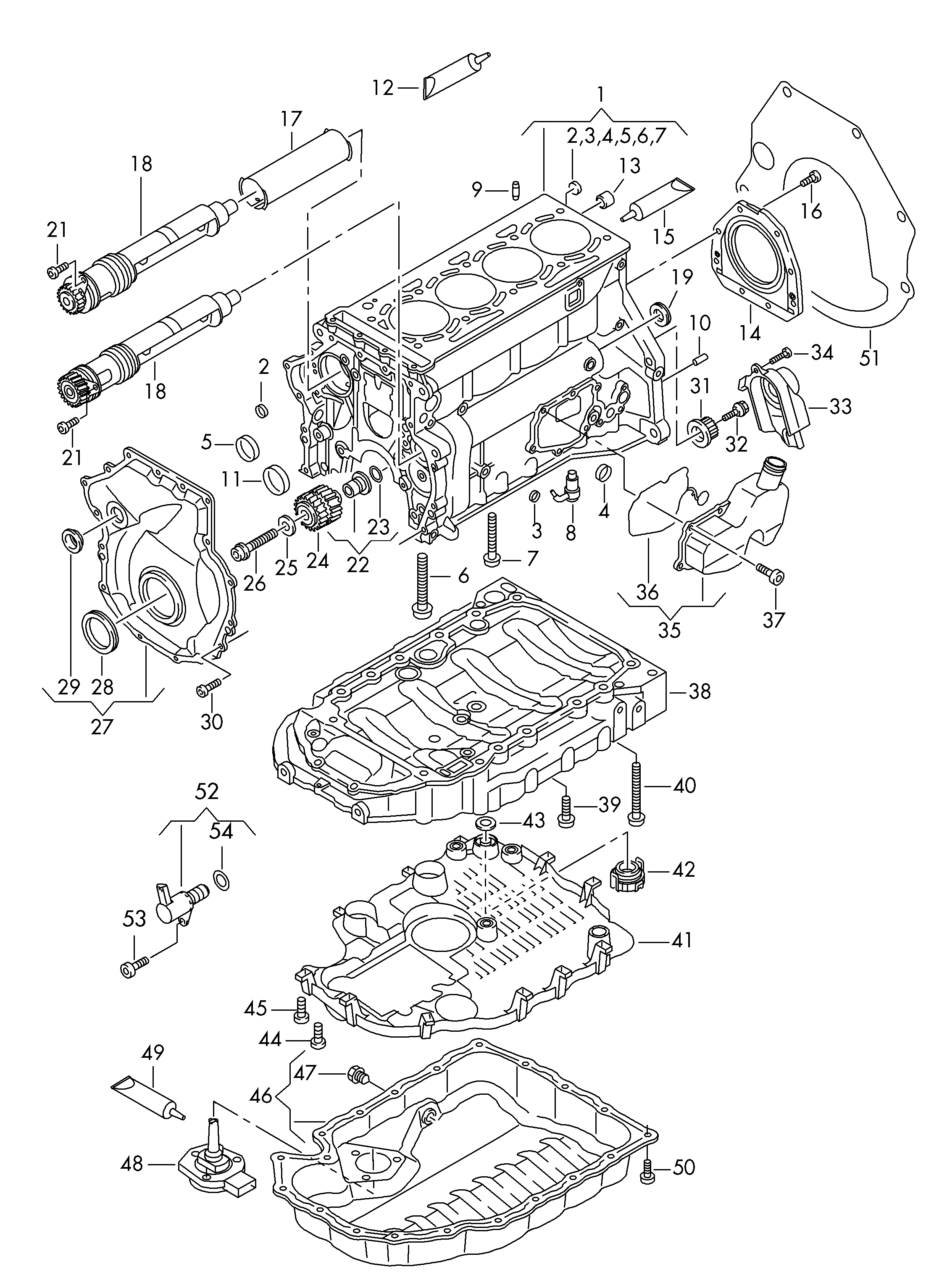 Seat 06L 103 085 B - Vārpstas blīvgredzens, Kloķvārpsta autospares.lv