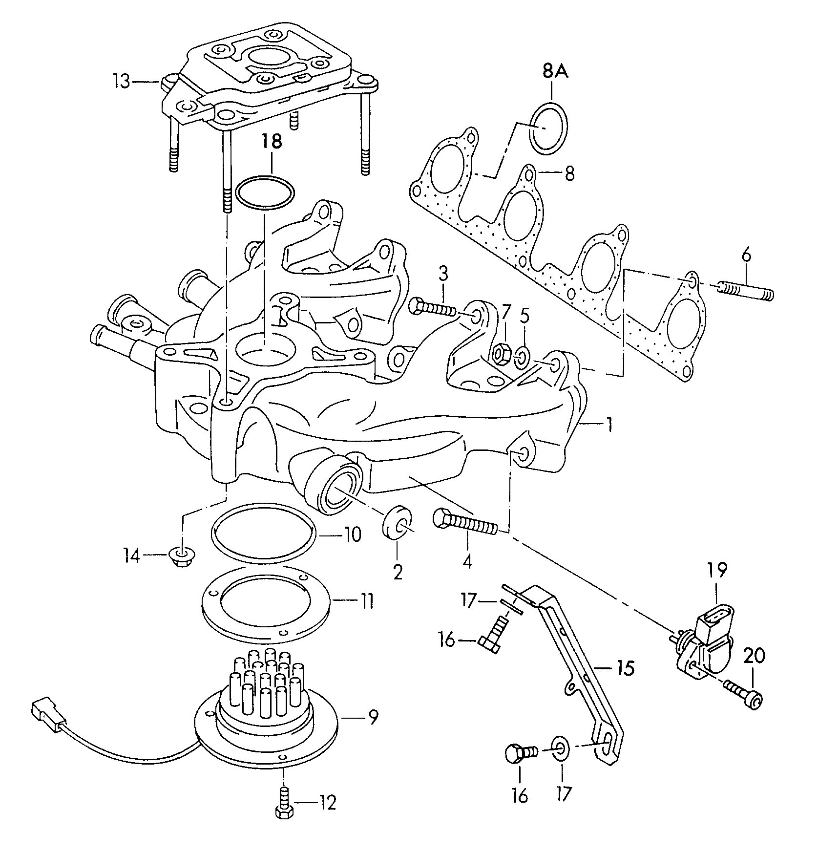 AUDI N 011 525 20 - Zobsiksnas komplekts autospares.lv