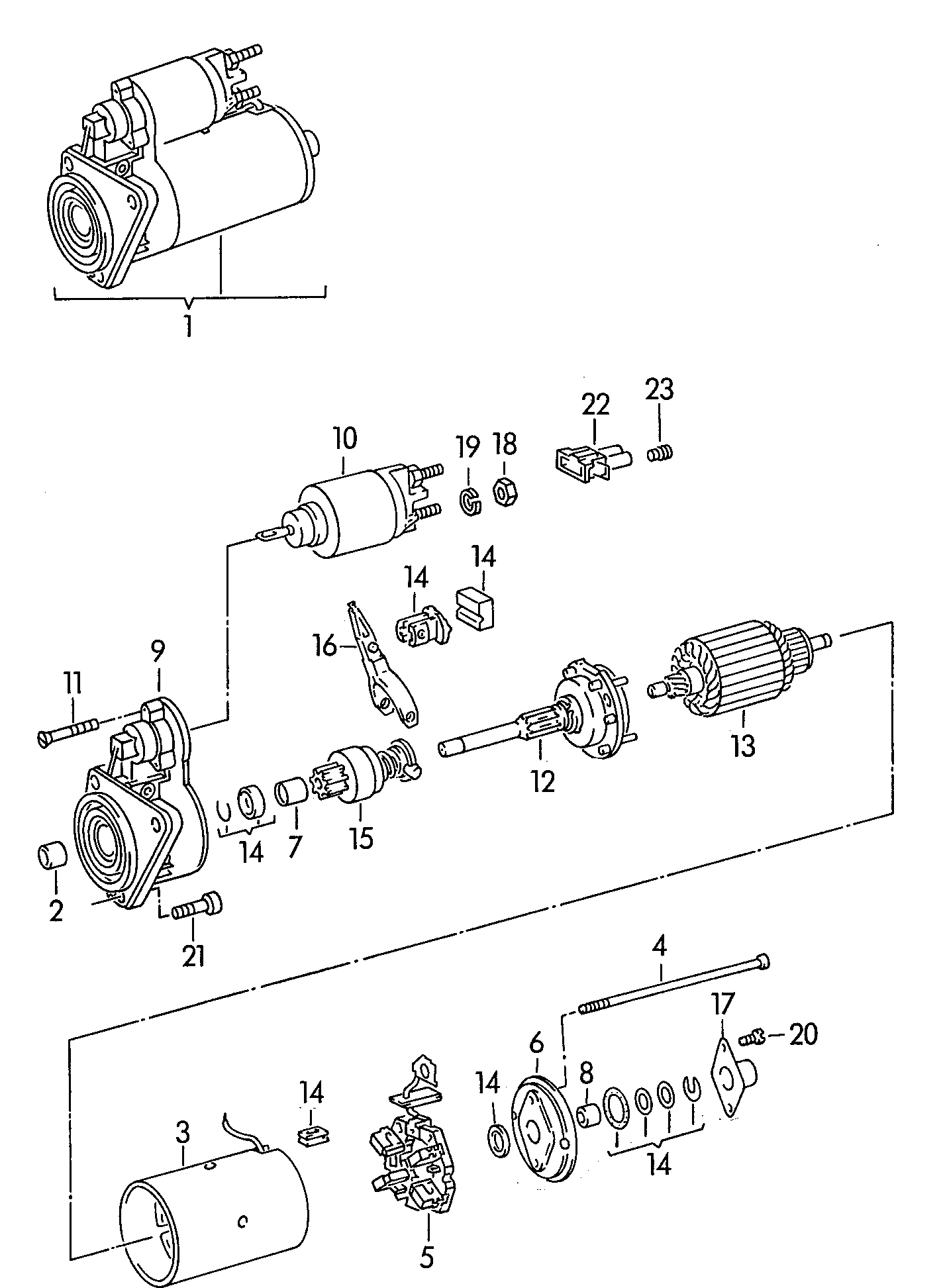 VAG 035 911 335 C - Zobrats, Starteris autospares.lv