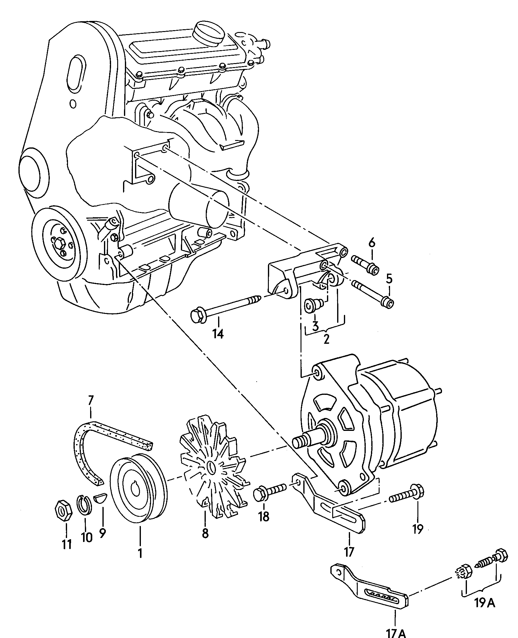 Skoda 052 903 137 F - Ķīļsiksna autospares.lv