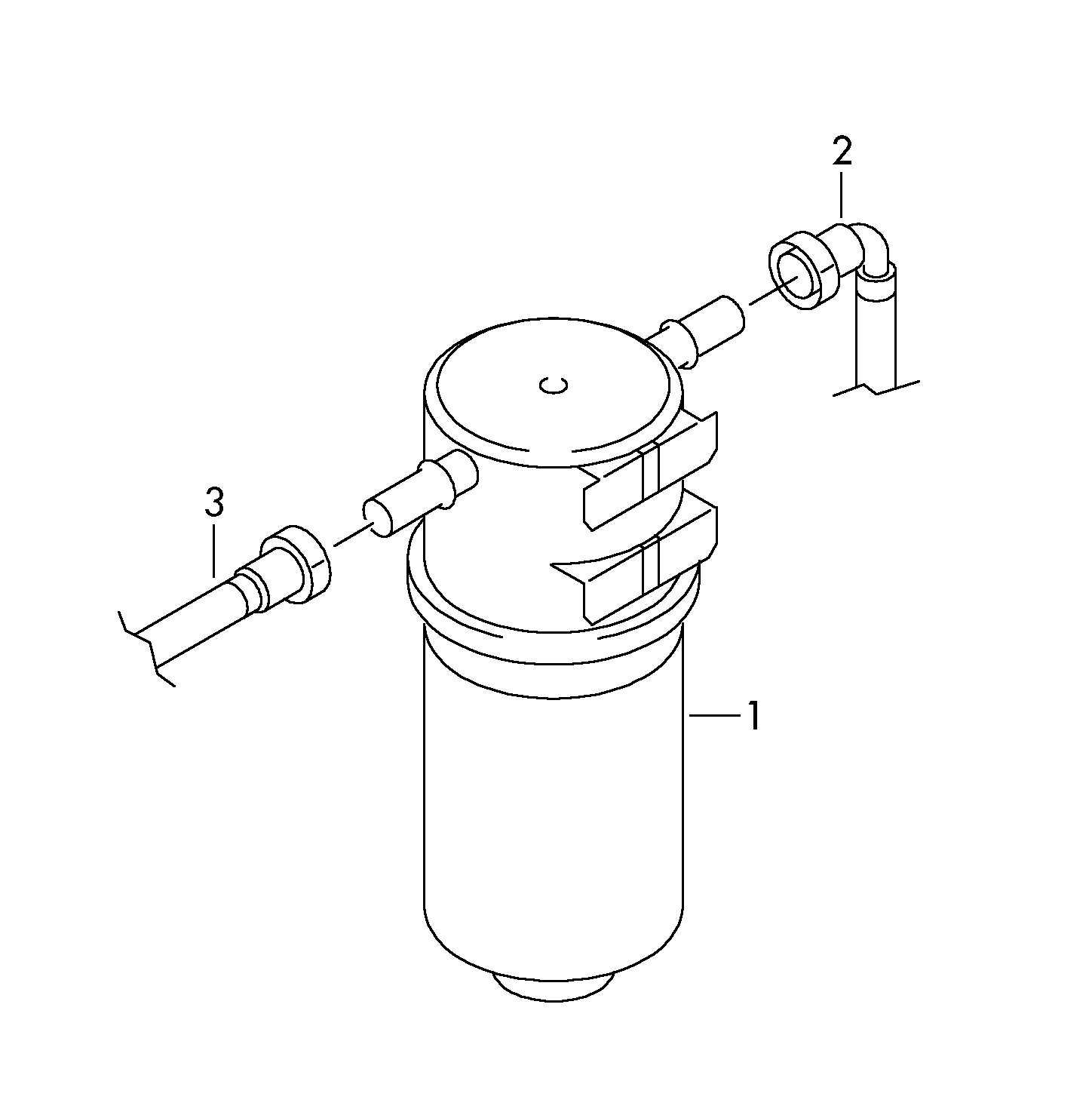 VW 2H0 127 401 - Топливный фильтр www.autospares.lv