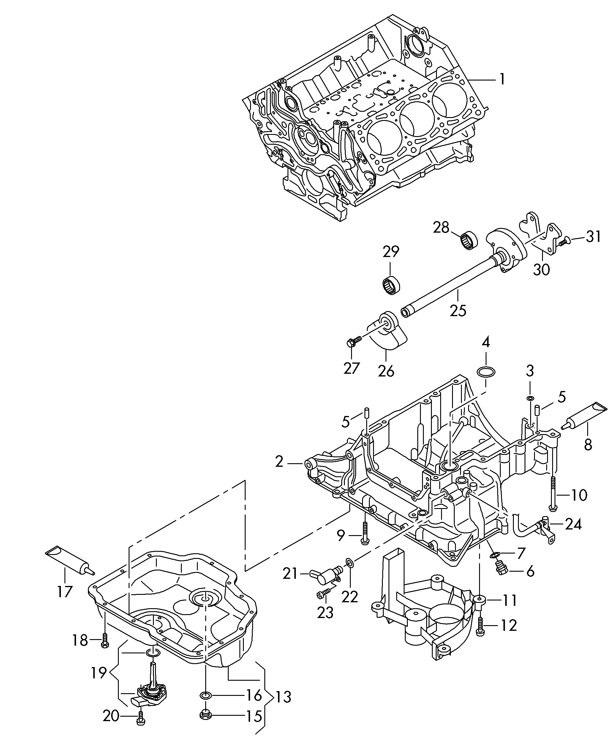 Porsche N 016 027 6 - Korķis, Eļļas vācele autospares.lv