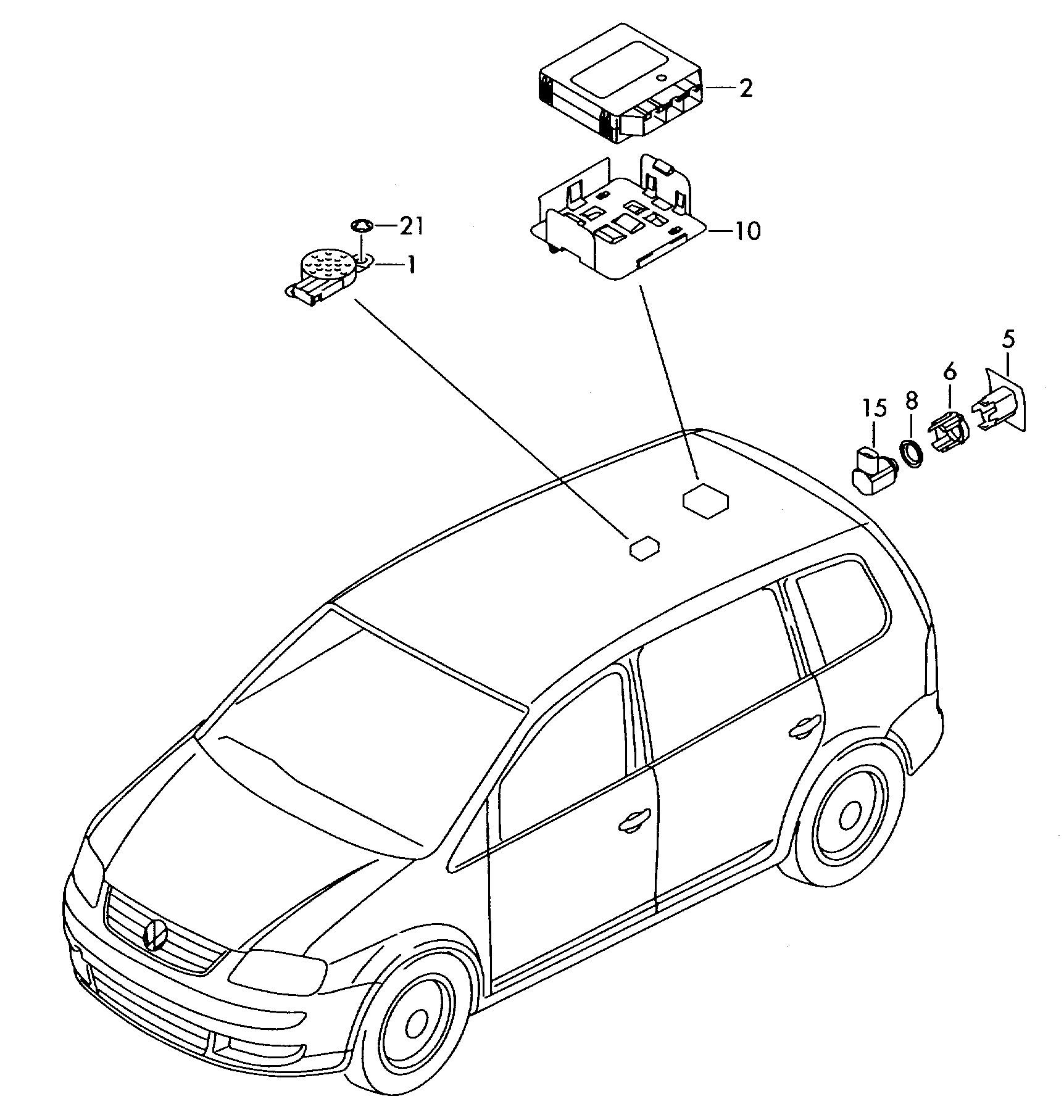 Skoda 7L5919275A - Devējs, Parkošanās palīgsistēma autospares.lv