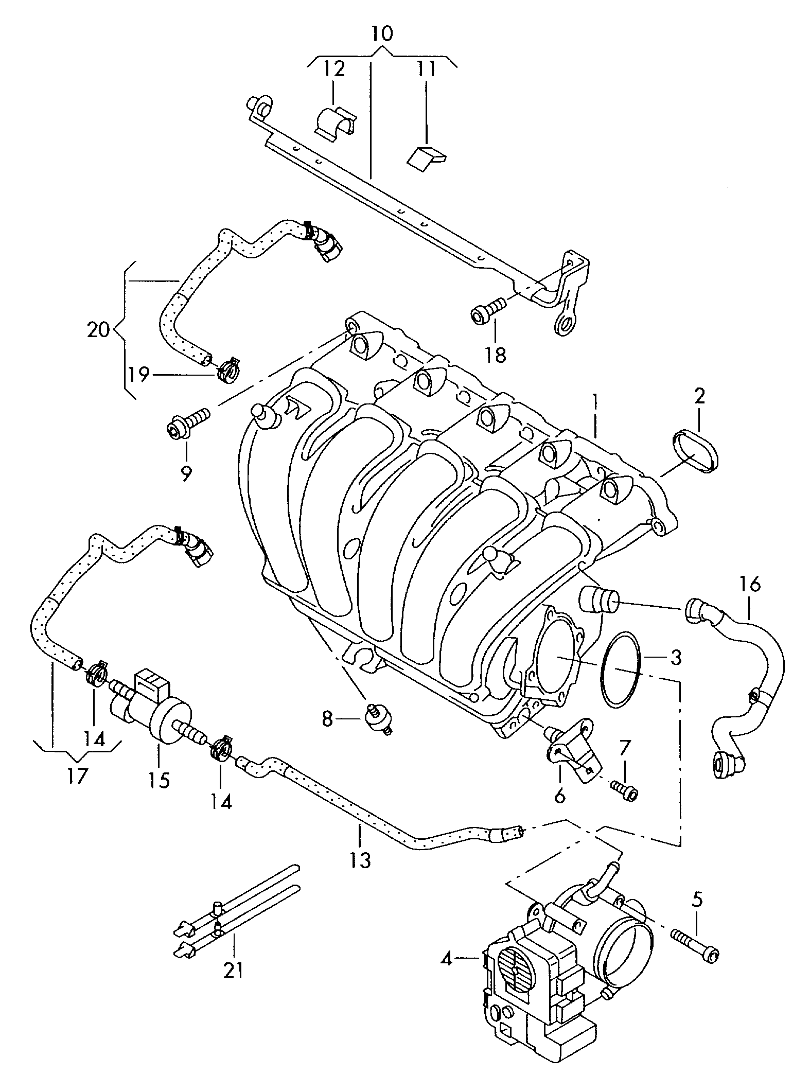 AUDI 06E 906 517 A - Ventilācijas vārsts, Degvielas tvertne autospares.lv