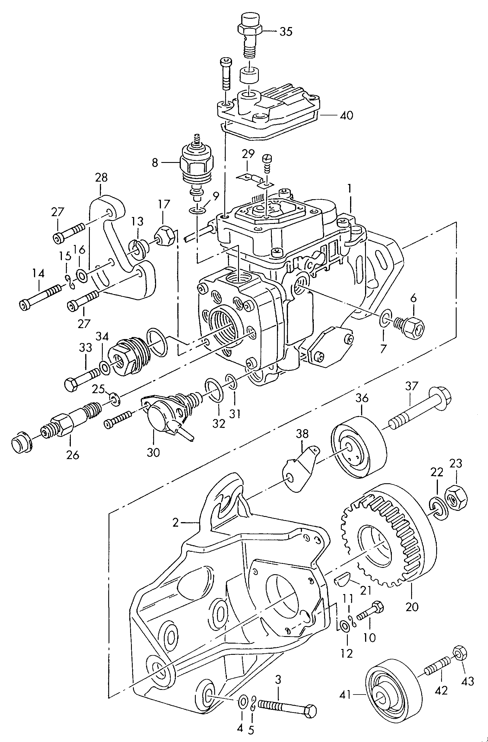 Skoda 074130245 - Spriegotājrullītis, Gāzu sadales mehānisma piedziņas siksna autospares.lv