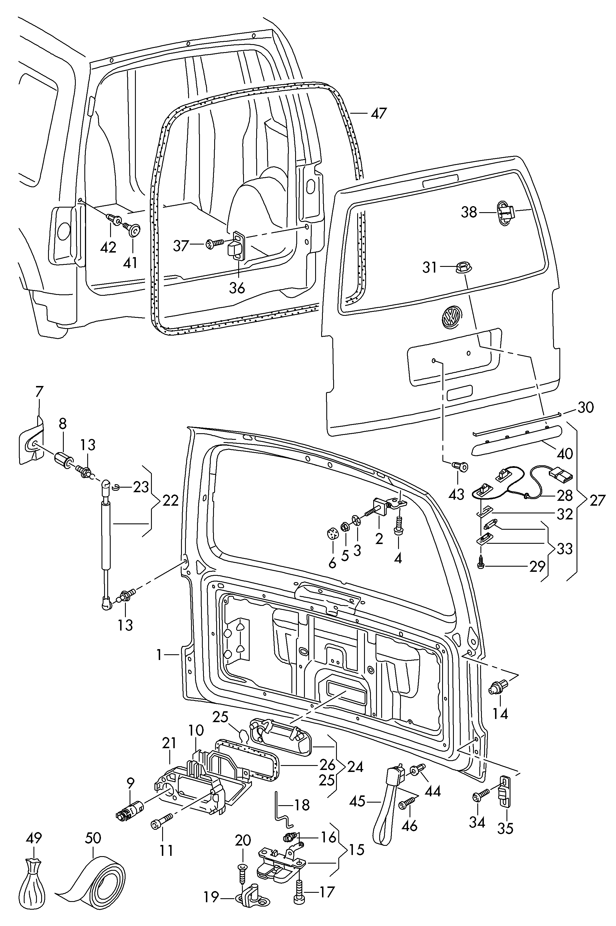 VW 3B5827061C - Regulēšanas elements, Centrālā atslēga autospares.lv