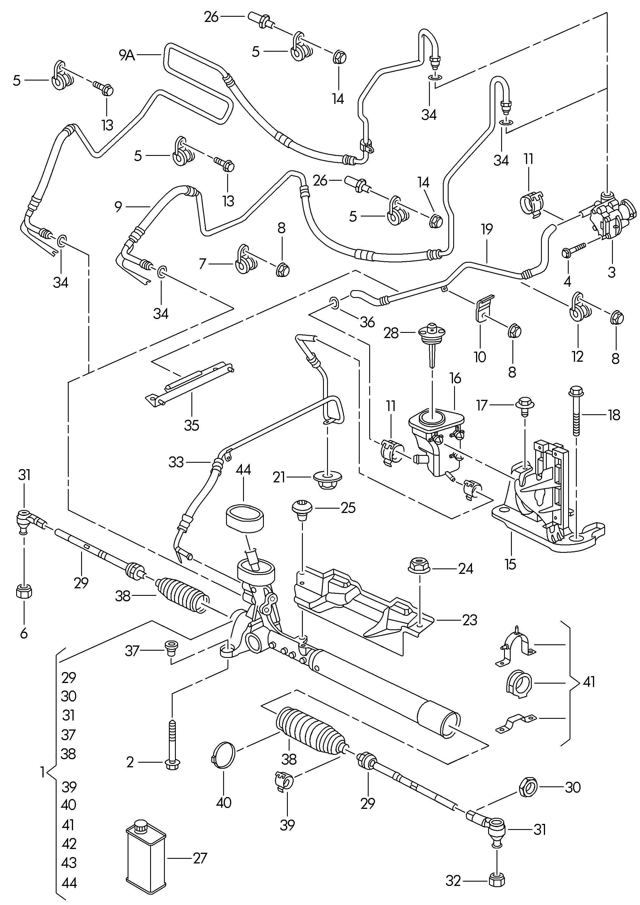 AUDI 1K0 423 811 K - Stūres šķērsstiepņa uzgalis autospares.lv