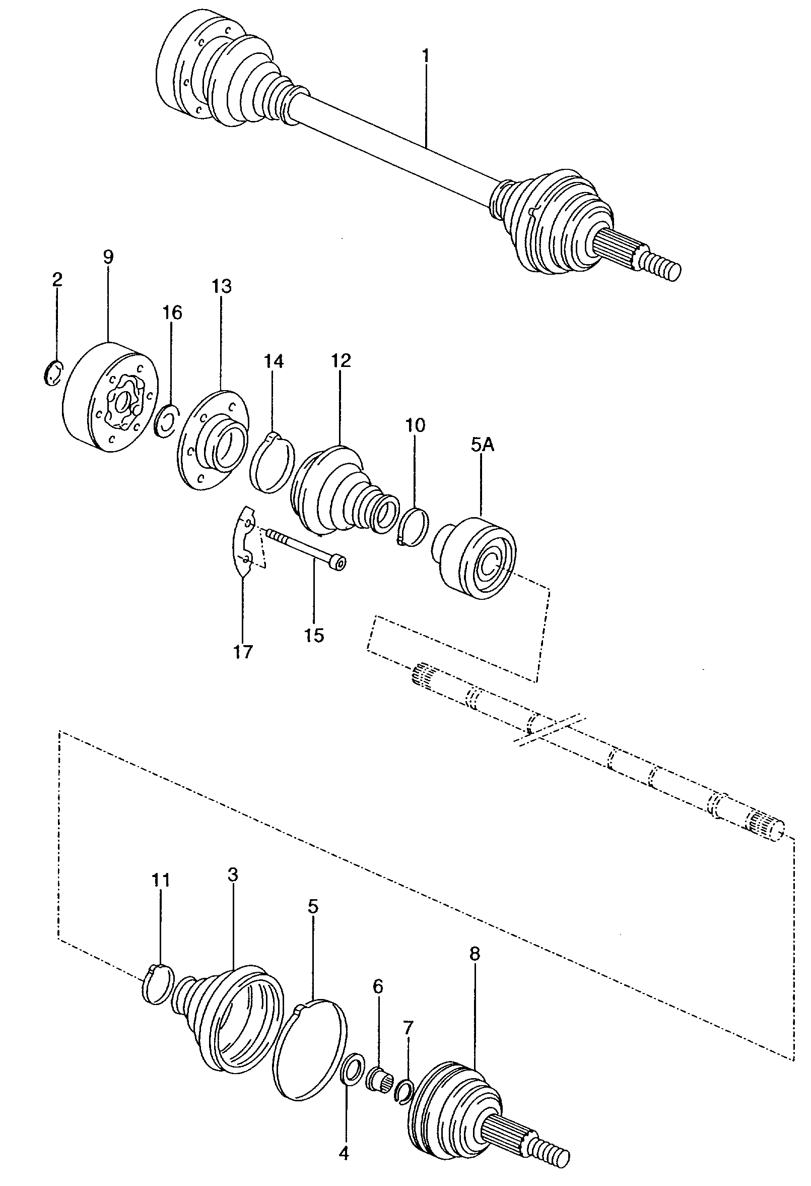 Seat ZBC 407 331 - Šarnīru komplekts, Piedziņas vārpsta autospares.lv